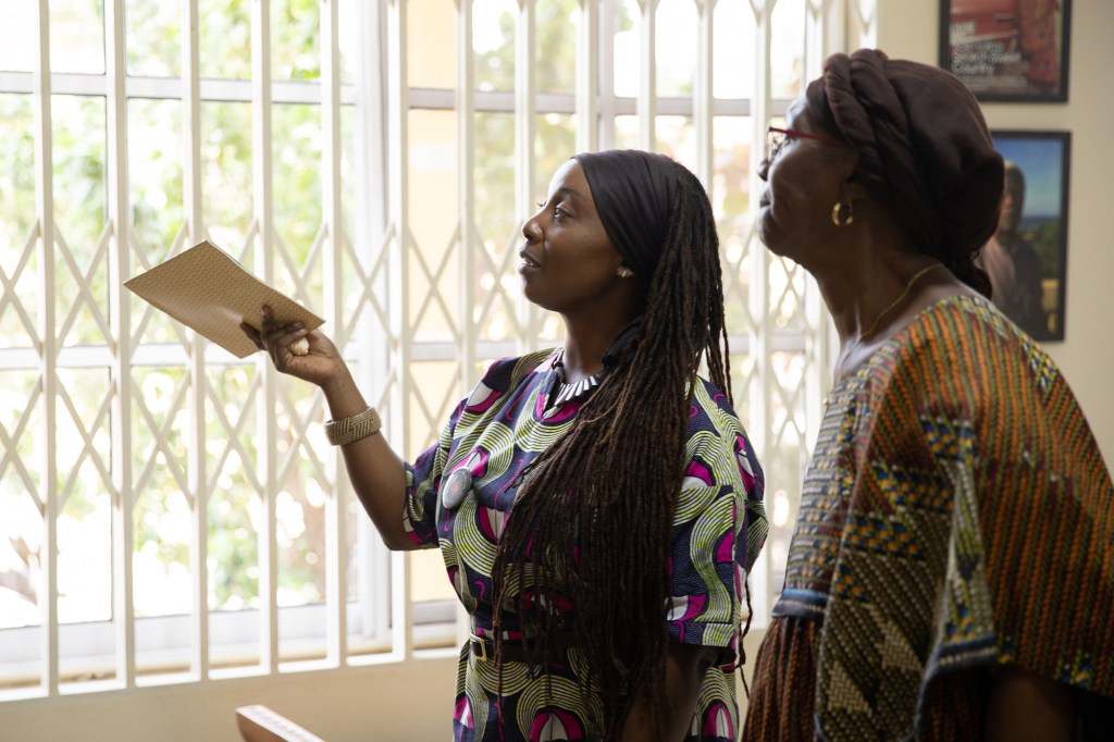 Mme Diop Wane of Presence Africaine visits&nbsp;LOATAD